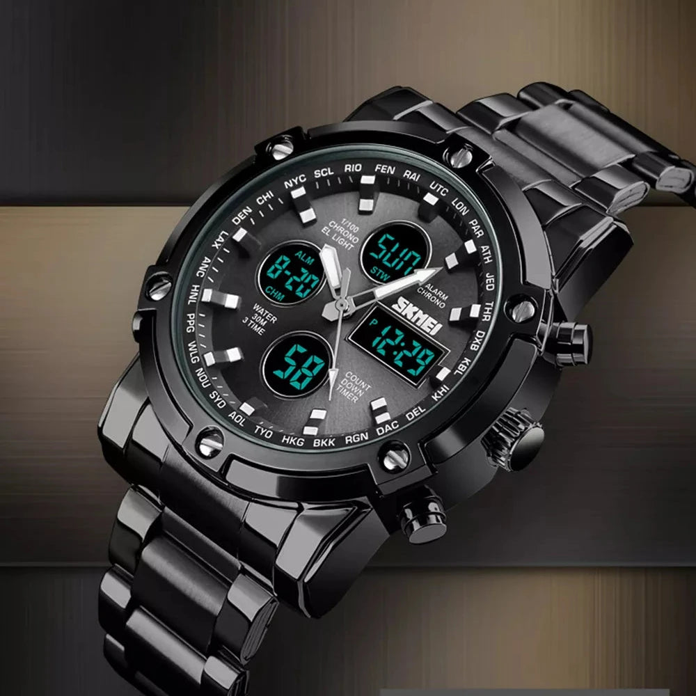 RELOJ EN ACERO SKMEI 1389