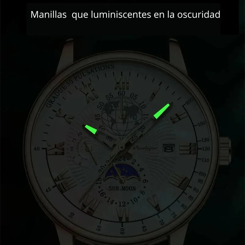 RELOJ POEDAGAR 908 CUERO