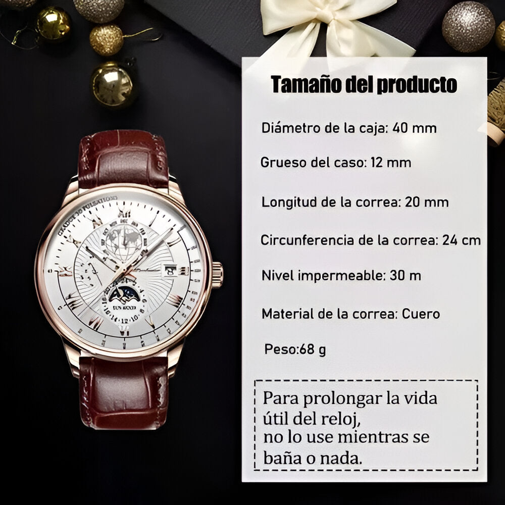 RELOJ POEDAGAR 908 CUERO