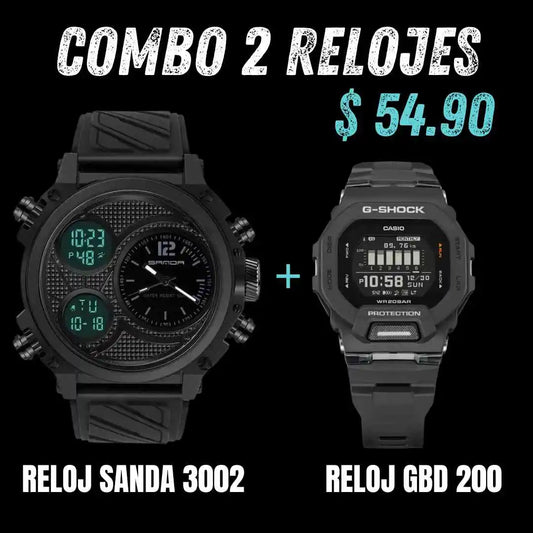 COMBO 2 RELOJES X 54.90
