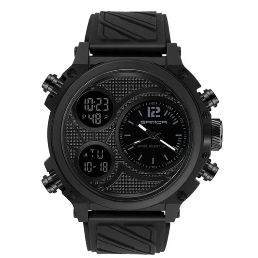RELOJ SANDA 3002 NEGRO - P1