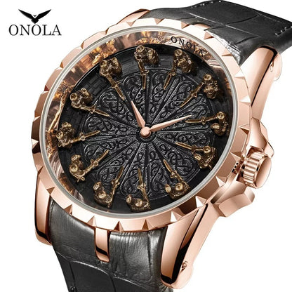 RELOJ ONOLA DE CUERO CLASICO