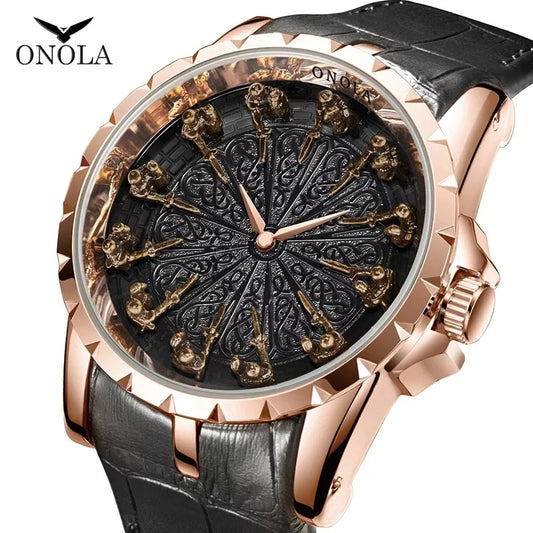 RELOJ ONOLA DE CUERO CLASICO