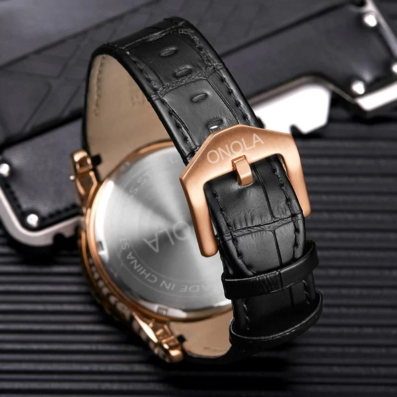 RELOJ ONOLA DE CUERO CLASICO