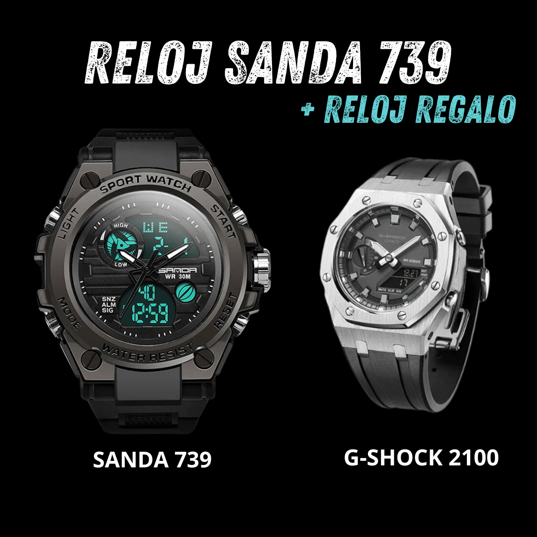 RELOJ SANDA 739 + REGALO