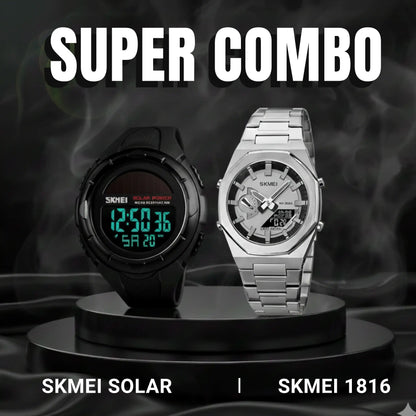 COMBO SKMEI 1816 Y SKMEI SOLAR
