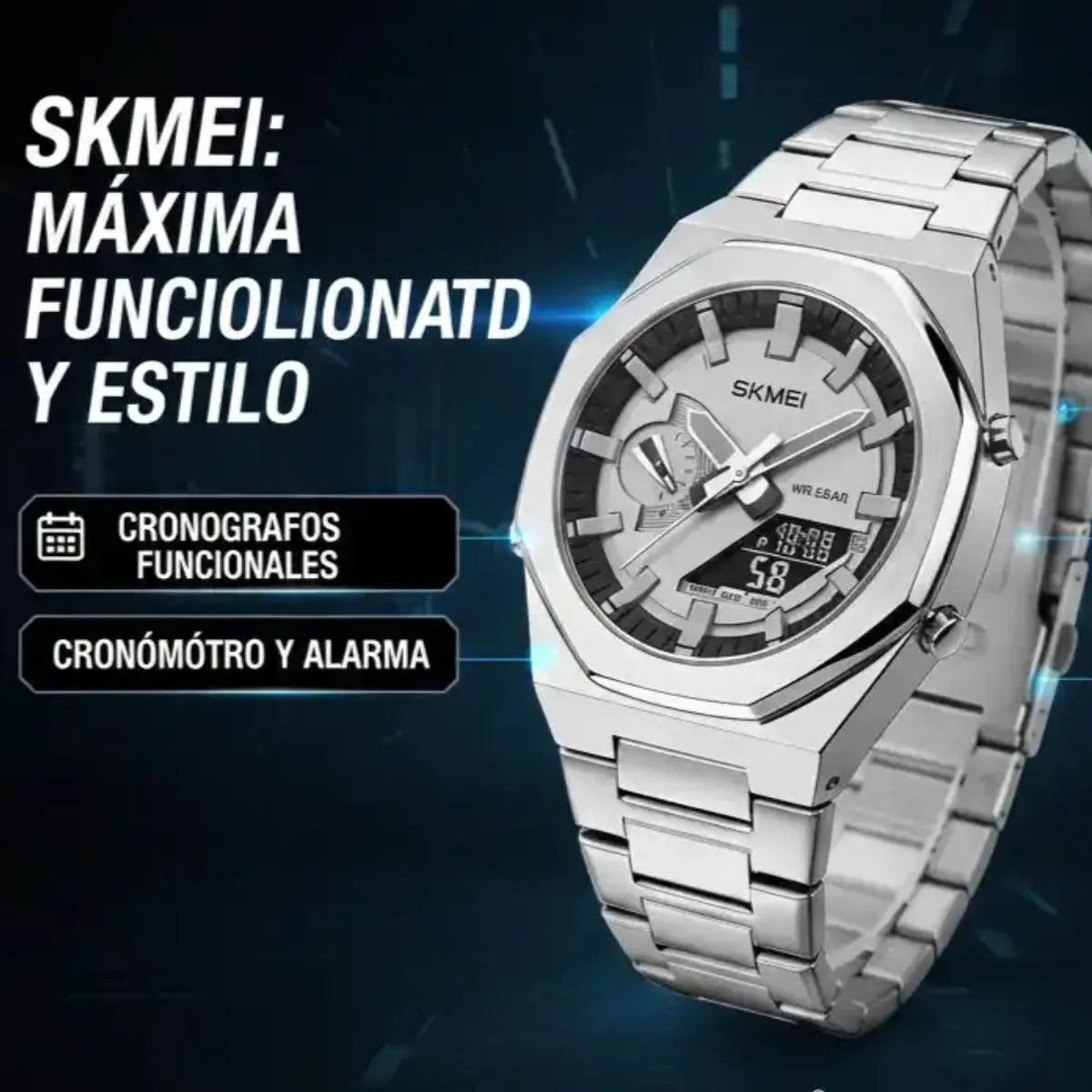 COMBO SKMEI 1816 Y SKMEI SOLAR