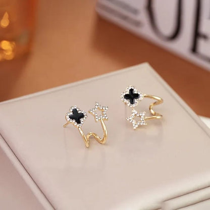 Combo Paris Encanto Dorado - Collar y Par de Aretes - Colección Europea